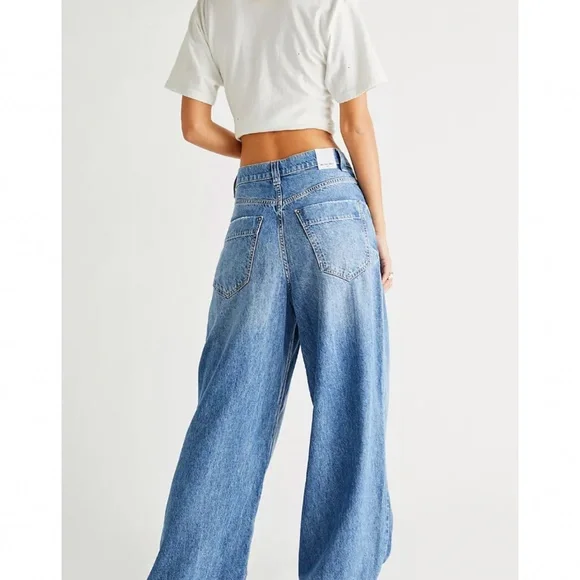 NWOT Free People We the Free Old West Slouchy Jeans | Size 24 - Picture 2 of 13